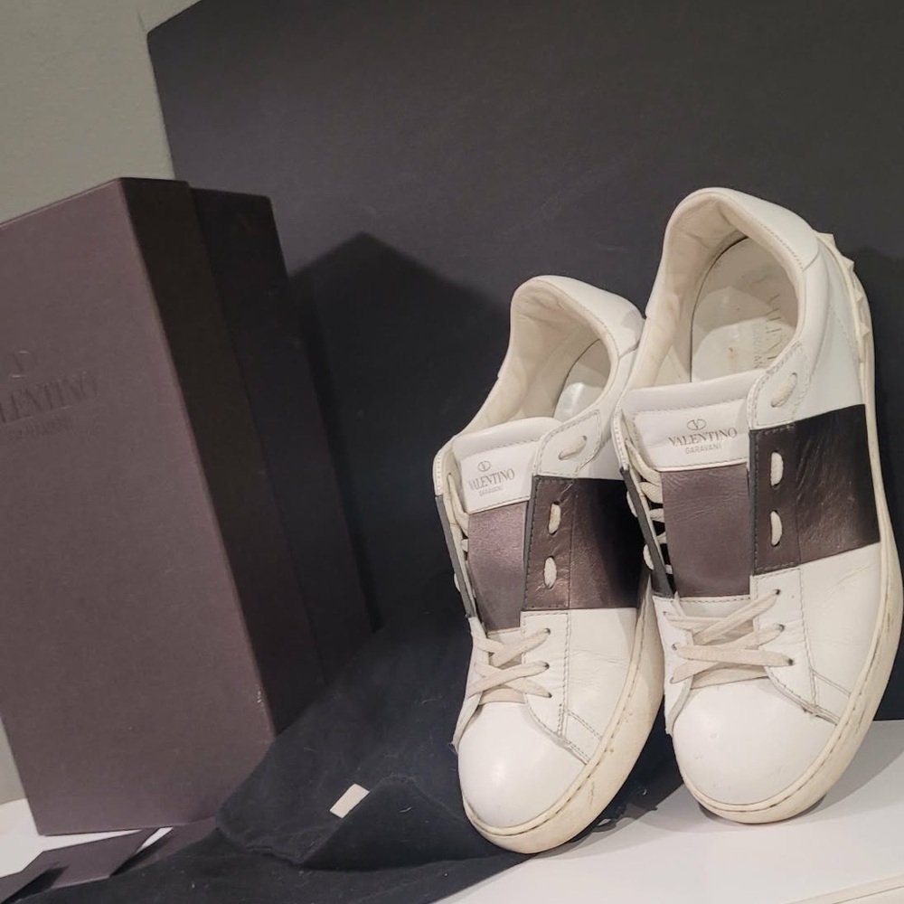 Authentic Valentino Men's Garavani Studded Sneakers
